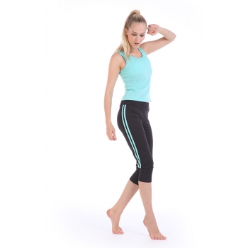 Yoga Casual Workout Summer sportswear Suits(Sexy Long Vest+Cropped Pants)